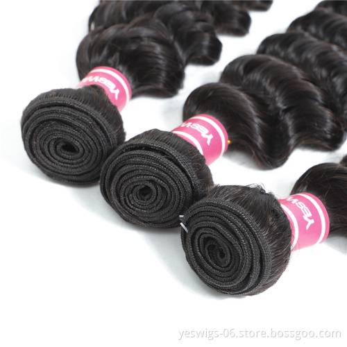 100 Real Unprocessed Raw Indian Deep Wave Virgin Hair Cuticle Aligned Remy Bundles Wholesale Mink Human Hair Extension Deep Wave